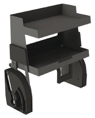 HAFELE YO-YO 2-TIER SOFT CLOSE PULL DOWN BASKET SHELVES to suit 600mm WALL CABINET, 504.59.282